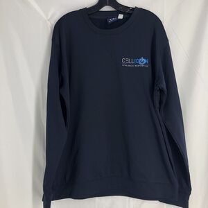 Cell Icon Navy Sweatshirt Size Large